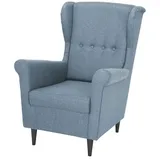Sconto Sessel Hubertine ¦ blau ¦ Maße (cm): B: 82 H: 102 T: 89.0