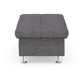 DOMO collection Franzi Struktur grob weiß-grau