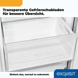 Exquisit GS5380-NF-H-050D Silber