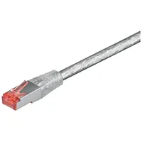 Goobay CAT 6 Patchkabel, S/FTP PIMF Transparent,