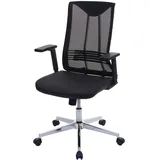 Mendler Bürostuhl HWC-J53, Drehstuhl Schreibtischstuhl, ergonomisch Kunstleder schwarz