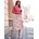 Witt Weiden Jerseyrock Damen A-Linien Ecru/Fuchsia 22