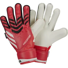 adidas Predator Match Fingersave Torwarthandschuhe Kinder Handschuhe Kids, PURRUB/LUCRED/BLACK, 7