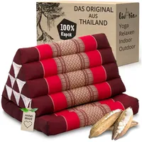 Livasia Thaikissen 1 Auflage - 75x50x8cm - Dreieckskissen mit