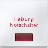 Merten Wippe für Heizungs-Notschalter, polarweiß