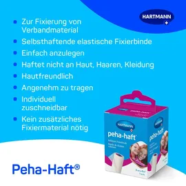 Hartmann Fixierbinde latexfrei 6 cm x 4 m 1 St