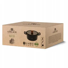 gerlach 1760 Natur Kochtopf 24 cm rund