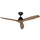 Klarstein Santa Elena 132 cm Deckenventilator Walnuss