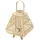 ECD Germany Laterne H 45,5 cm Holzfarbe Beige
