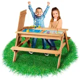 Coemo 2in1 Kindersitzgruppe und Sand-und Wasserspieltisch Kinder
