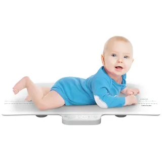 Cecotec Digitale Babywaage Nana BabyCare SmartWeight, LED-Display, Standfläche 60 x 25 cm, Messkapazität von 50 g bis 40 kg, multifunktional, automatische Abschaltung