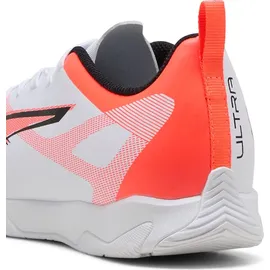 Puma Ultra 5 Play IT Hallenschuhe Kinder Puma White/Puma Black/Glowing Red 34