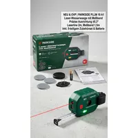 Parkside Laser-Wasserwaage mit Maßband PLLM 10 A1