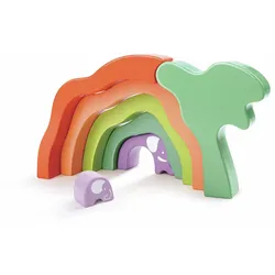 Hape Stapelblöcke Elefanten-Safari 1 St
