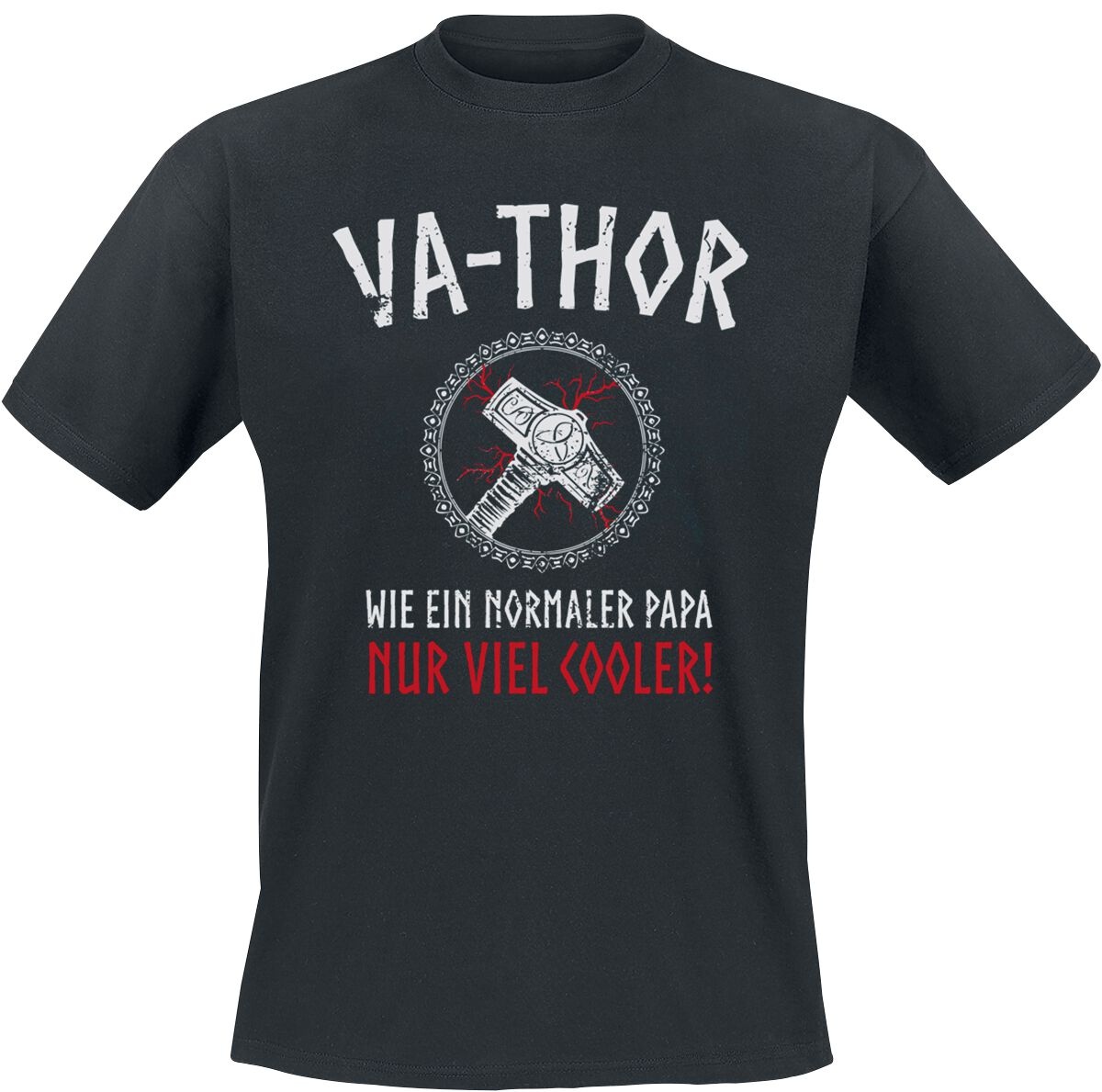 Familie & Freunde T-Shirt - Va-Thor - S bis 5XL - für Männer - Größe 5XL - schwarz
