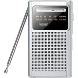 Tragbares Fm/am(mw)-radio, Mini-transistorradio, Abstimmknopf Mit Signalanzeige, Hervorragender Empfang, Kopfhöreranschluss, Tragbares Mini-radio, Austauschbare Batterie (aa)