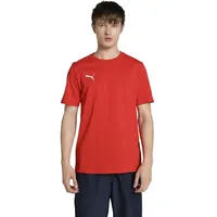 Puma teamGOAL Casuals T-Shirt Herren 01 red/white 3XL