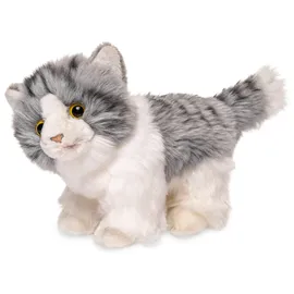 Uni-Toys Kätzchen stehend 18 cm Grau