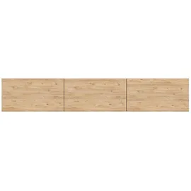 HANAH Home Stylish TV Stand Lowboard 150 x 30 x 32 cm Kiefer Melaminbeschichtete Spanplatte