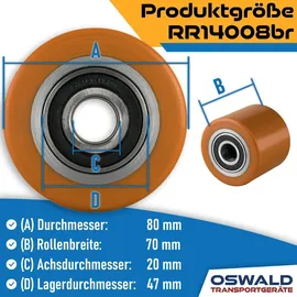 Oswald Transportgeräte Gabelhubwagen 4 St.