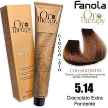 Fanola Oro Therapy Color Keratin Oro Puro 5.14 extra zartbitter schokolade 100 ml