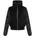Navahoo Damen, Teddy-Fleecejacke warme Winterjacke mit hohem Kragen Teddyzone 14 Black Gr. L - L