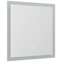 LED Spiegel 60x53 cm mit Touch Bedienung