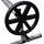 vidaXL Dock Rad Silber