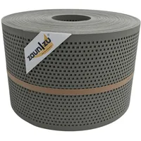 zaunzu® Sichtschutzstreifen 50 m Steingrau PP
