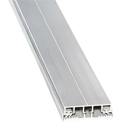 Durchschraubprofil universal extra Alu-Gummi bei Überhang – 60 mm breit