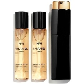 Chanel No. 5 Eau de Toilette refillable 20 ml + Nachfüllung 2 x 20 ml
