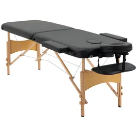 Homcom Massageliege, klappbarer Massagetisch mit Kopfstütze, für Spa, Salon