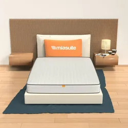 MiaSuite Matratze 140x190 Höhe 19 cm- Memory Foam, Milbenhemmend, Hypoallergen | Premiere