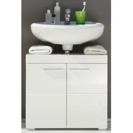 Lomadox Wohnzimmer Tv Lowboard Mit 3 Türen, Stehend Oder Hängend, in Weiß Hochglanz, B/h/t ca. cm