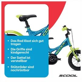 S'COOL XXlite 12 Zoll RH 25 cm blau