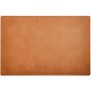 SPRINTIS - Schreibtischunterlage Leder Braun 60 x 40 cm, Schreibtischmatte aus recyceltem Naturleder, Tischunterlage aus Leder für Büro und Home Office