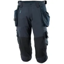 Mascot Dreiviertel-Hose, Hängetaschen, Stretchs Dreiviertel-Hose Größe C52, schwarzblau