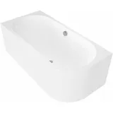 HAK VIVA L asymmetrische Badewanne 175x80x47cm, links,