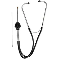 Fivejoy Auto Stethoskop,KFZ Zylinder Stethoskop Mechanik Motor Reparatur Teste Kopfhörer (Diagnosewerkzeug Problem Finder Werkzeug) schwarz