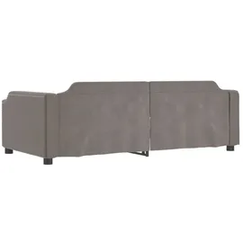 vidaXL Tagesbett Taupe 80x200 cm Stoff