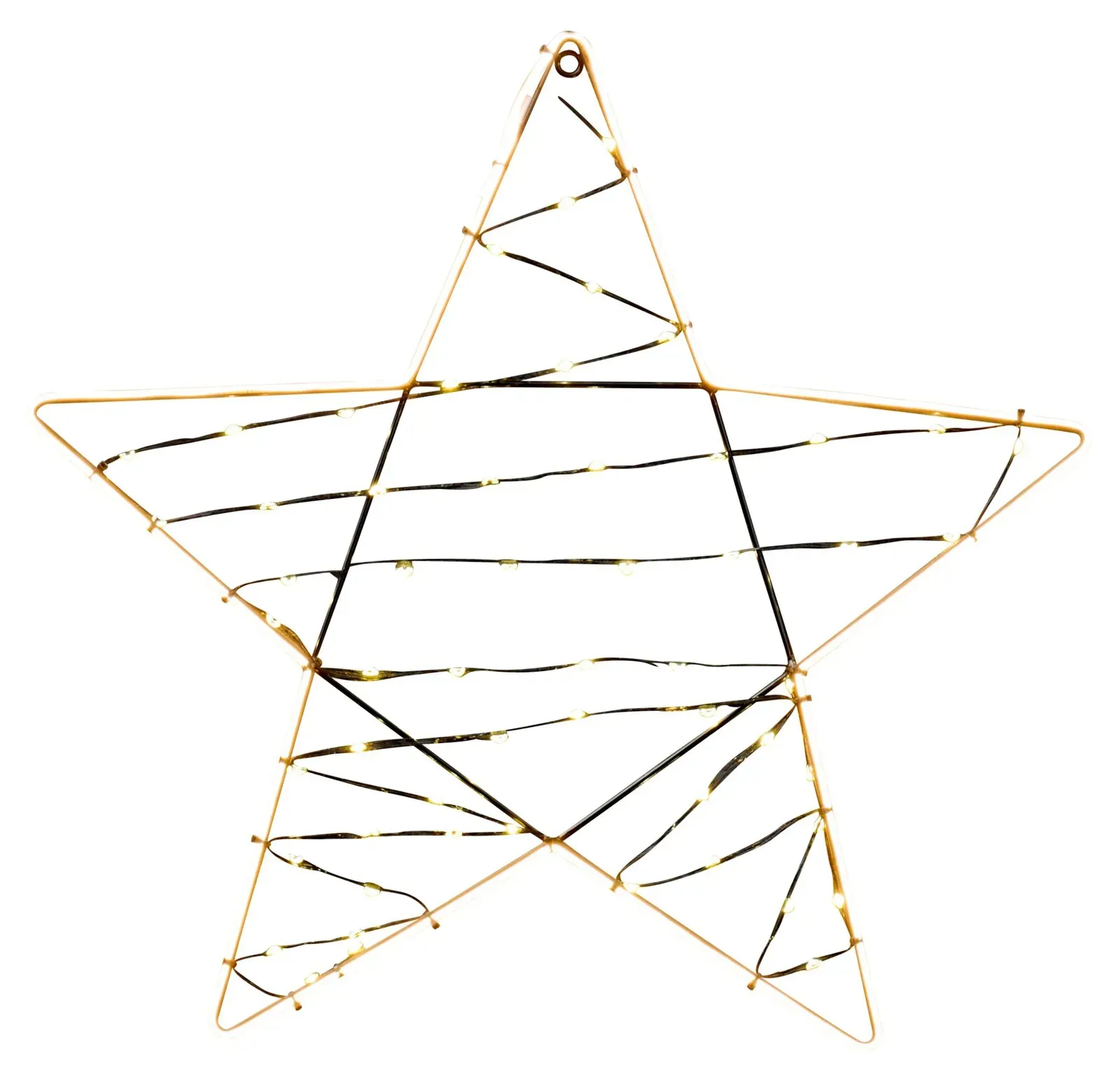 X-Mas Art Collection Stern mit Timer - B/H/T ca. 62,00x62,00x1,00