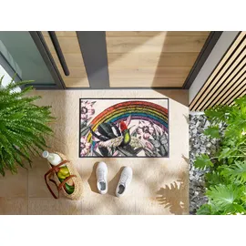 Wash+Dry Rainbow Garden 50 x 75 cm Mehrfarbig