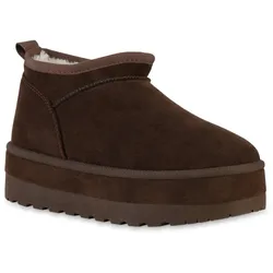 Damen Winter Boots in Braun