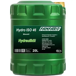 1x 20l Fanfaro Ff Hydro Iso 46 Hydrauliköl / Industrieöl: