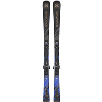 SALOMON Herren All-Mountain Ski E S/MAX 10 XT +, Black/Driftwood/Race Blue, 177