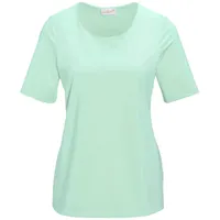 GOLDNER Kurzgröße: Knitterarmes Shirt mit Elasthan in mintgrün | Gr.: 26