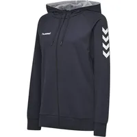 hummel GO Baumwoll Kapuzenjacke Damen marine XS