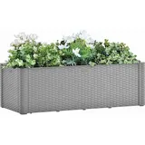 furnicato Garten-Hochbeet 100 x 43 x 33 cm Grau