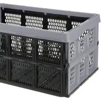 Mojawo Klappbox stapelbar 32 L Transportbox 48X35X24CM Einkaufskiste klappbar