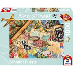 Schmidt Spiele Puzzle Spiele Puzzle Aimee Stewart Reise-Erinnerungen 57581, 1000 Puzzleteile